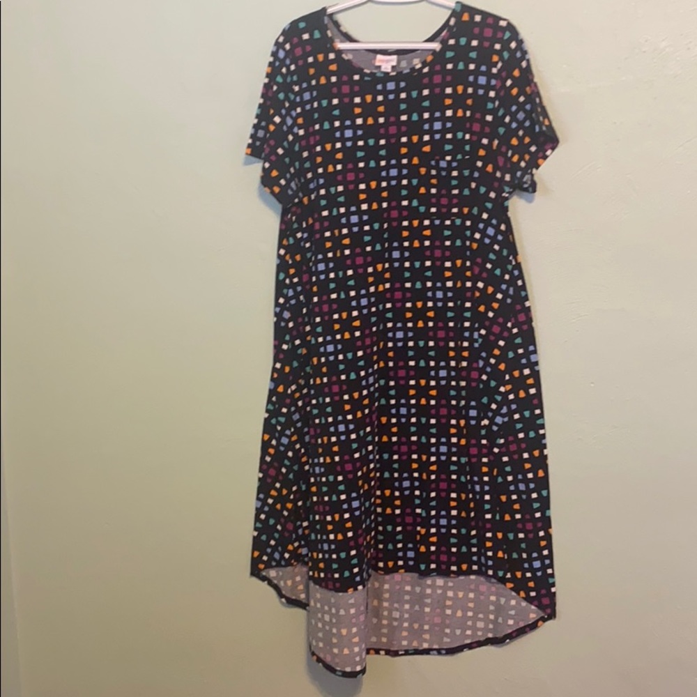 Lularoe printed Carly dress